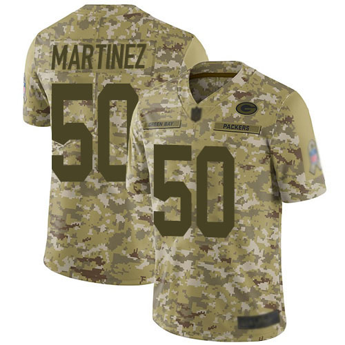 Green Bay Packers Limited Camo Men #50 Martinez Blake Jersey Nike NFL 2018 Salute to Service->nfl t-shirts->Sports Accessory